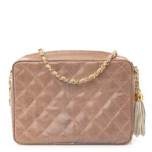 Chanel Lizard Quilted Small Tassel #217974C19B